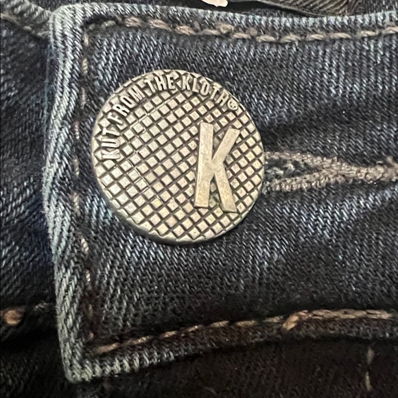 KUT FROM THE KLOTH 👖 HIGH RISE FAB AB SKINNY Dark Blue Denim Jeans - Picture 4 of 11